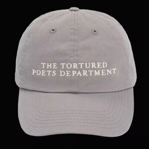 The Tortured Poets Department TTPD Gray Dad Hat NWT